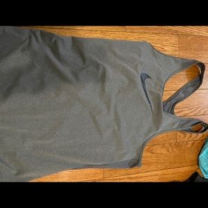 Gray Nike tank top